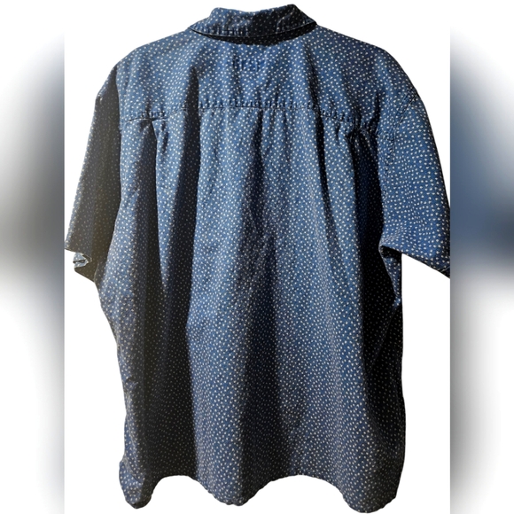 Patagonia Men's Blue Short Sleeve Button Down Shirt XXL - Picture 3 of 6